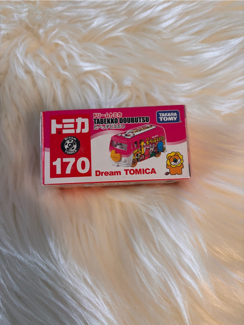 NEW Takara Dream Tomica 170 Pink Toy Bus from JAPAN